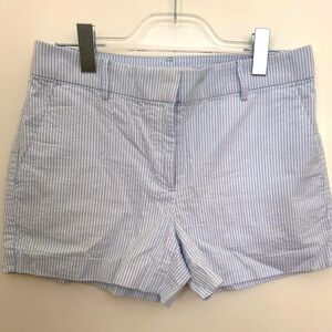 LOFT Light Blue Striped Women's Shorts